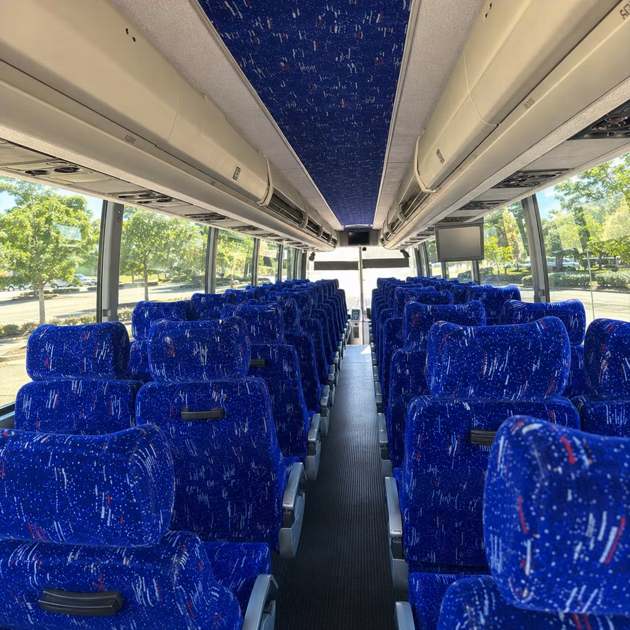 billings charter bus interior gallery