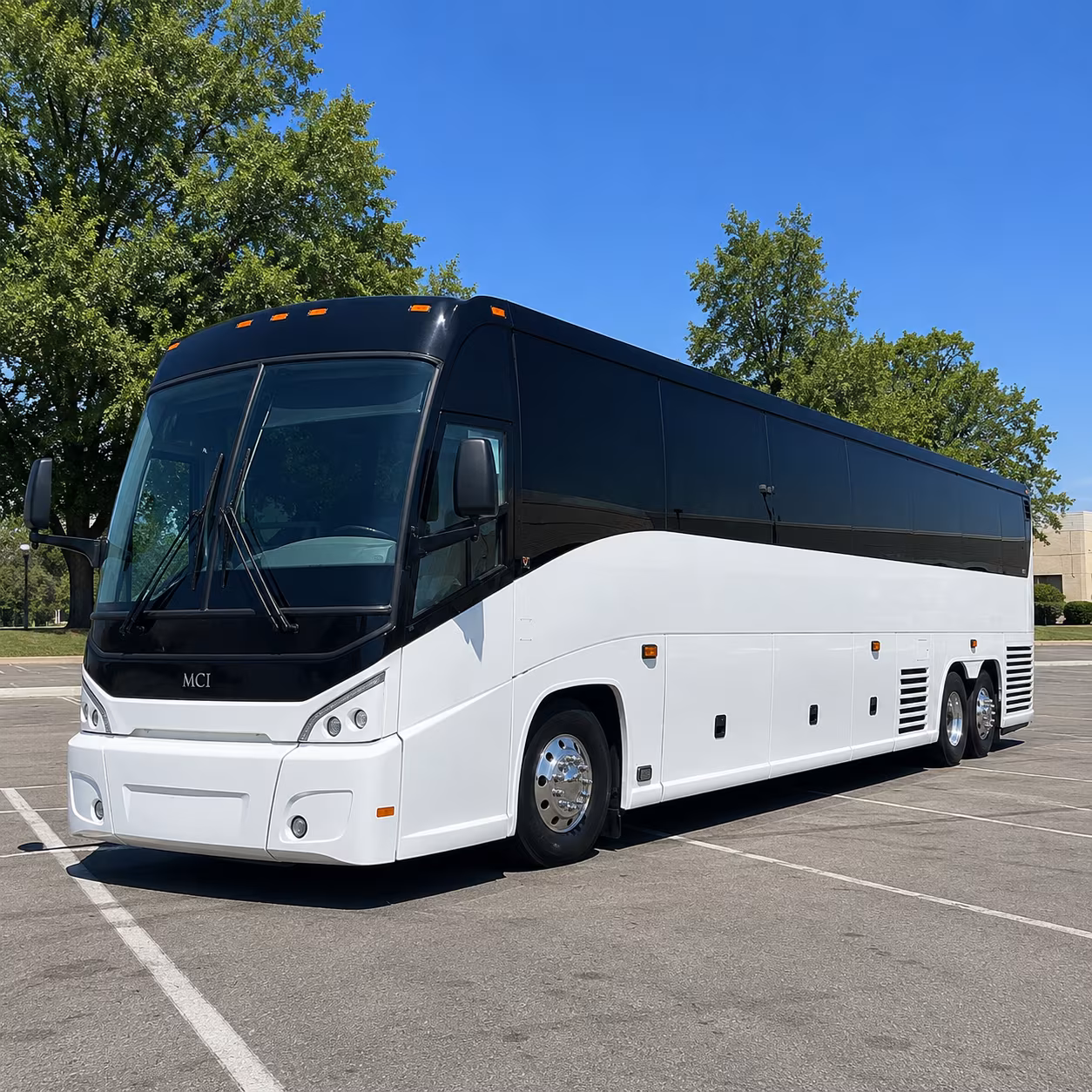 billings charter bus rental exterior