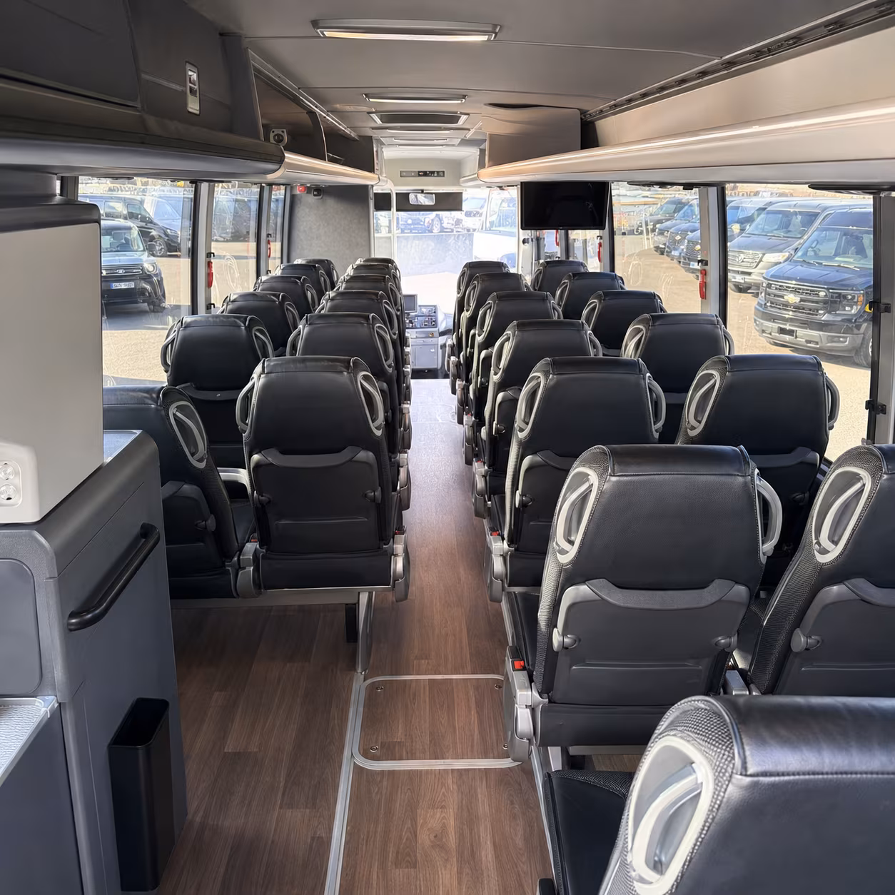 billings charter bus rental inside