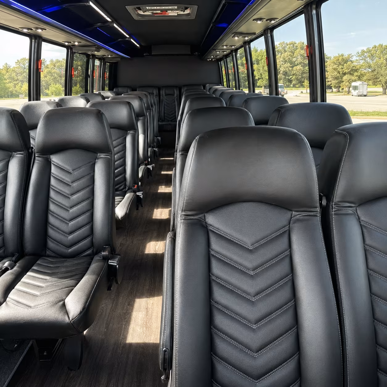 billings long distance transportation onboard seating
