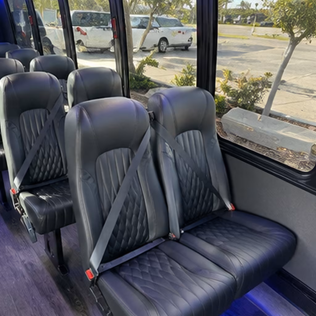 compare minibuses and charter buses for senior member pickup routes in billings